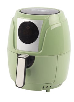 Buy Automatic Air Fryer for Healthy Food Without Oil - 2.5 Liter Capacity 1300 Watt Green in Saudi Arabia