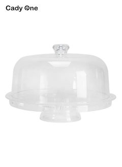 Buy Multifunctional Cake And Serving Stand Clear 31.5centimeter in Saudi Arabia