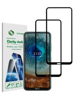 Buy 2Pack for Nokia X10 / X20 Screen Protector Tempered Glass 9H Hardness Anti-Fingerprint Bubble-Free Easy Installation (6.67 inch) in UAE