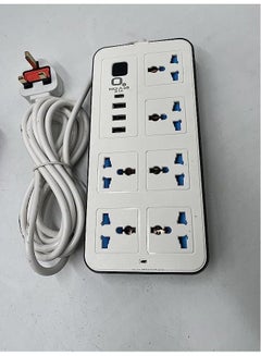 Universal Extension Cord 6 Socket 5 Meter Power Strip wire - POWER