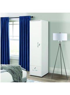 Buy 1 Door Wooden Wardrobe Cabinet / Cupboard Engineered Wood Perfect Modern Stylish Heavy Duty. in UAE