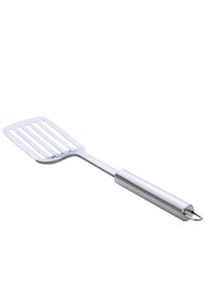 Buy Stainless Steel Slotted Spatula Turner 33cm in UAE