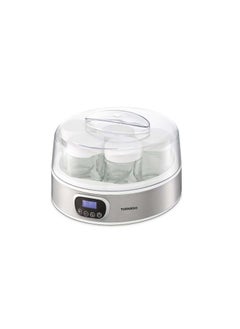 Buy TORNADO Yoghurt Maker 18 Watt 7 Glass Cups White x Stainless TYM-18 in Egypt