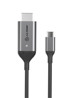 Buy Alogic USB-C To HDMI Cable 2m Space Grey in UAE