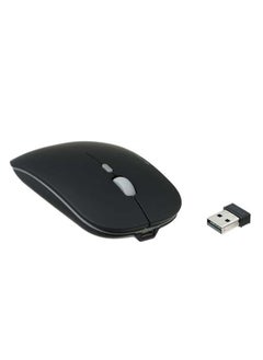 Buy Ultra-Thin Wireless Mouse Matte Black in UAE