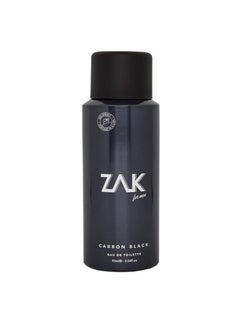 Buy Zak for men Carbon Black Eau de Toilette 90 ml in Egypt