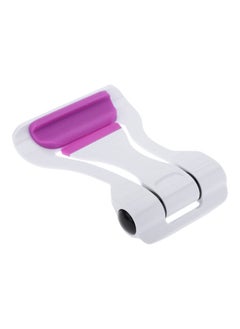 Buy Adjustable Phone Holder 5.32x3.94x1.02inch White/Purple in UAE