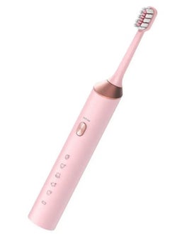 Buy GREEN LION Electric Toothbrush, 5 Modes, Sonic Technology, Charging Cable, 4 Brush Heads, Intelligent Timing - Pink in Egypt