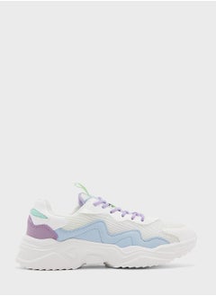 اشتري Pastel Colour Chunky Sneakers في السعودية