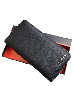 Buy GUESS High-Quality Leather Handbag and Wallet with Elegant Design and Soft Touch - Black in Egypt