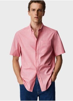 Buy Button Down Regular Fit Shirt in UAE