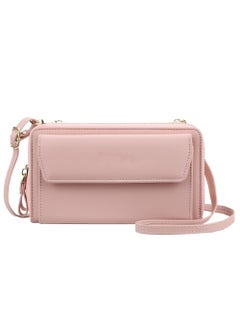 Buy Women's Korean Fashion Wild Oblique Cross Bag Multi-Function Long and Medium Clutch Bag Purse in Saudi Arabia