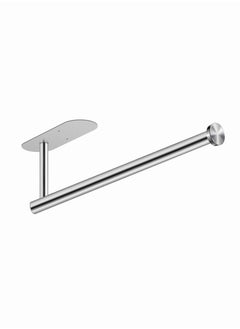 اشتري Toilet Roll Holder for Bathroom Stainless Steel Toilet Paper Holder Self Adhesive Tissue Paper Holder Silver في السعودية