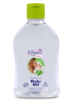 Buy Elegant Baby Oil Aloe Vera 500ml With Advanced Formula in UAE
