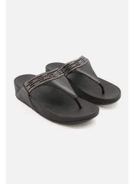 Buy Women Slip On Sandals, Black in UAE