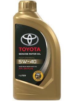 Buy Toyota Genuine Motor Oil 5W-40 - Genuine Toyota Oil for 5W 40 Engines in Saudi Arabia