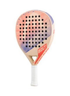 اشتري Bolt Padel Racket | Rose/Blue | With Power Foam | Teardrop Shape | 360 Grams في السعودية