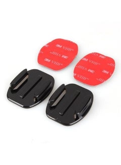 Buy 2-Piece Flat Mount Set With 3M VHB Adhesive For GoPro Hero in UAE