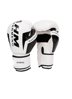 اشتري Boxing Gloves - 6oz 8oz 10oz 12oz - Vegan Leather Gloves for Training Sparring with Waterproof Lining - Breathable Mesh - Hand Protection في الامارات