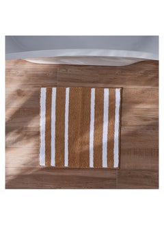 اشتري Striped Anti-Slip Bath Mat 60x60cm. في السعودية