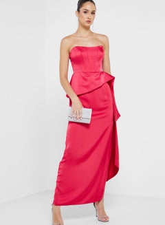 Buy Bardot Side Slit Dress in UAE
