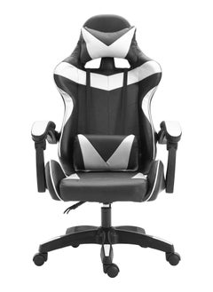 Buy Gaming Chair Office Chair Ergonomic High Back Gaming Chairs Reclining & Height Adjustable Computer Chair with Neck and Lumbar Support Comfortable Chairs Black/White in Saudi Arabia