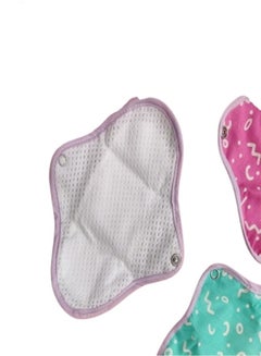 Buy 2 Pcs Reusable Panty Liners - L Size - Extra Comfort with Soft Pure Cotton & Chemical Free Materials - Multi-Layer Protect Daily Liners for Superior Absorbency - Eco-Friendly Pantyliners in UAE