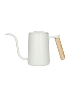 Buy Milk Frothing Pitcher Suitable for Decorating Latte Espresso (White 700 ml) in Saudi Arabia