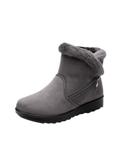 Buy Women's New Warm Snow Boots Cotton Grey in UAE