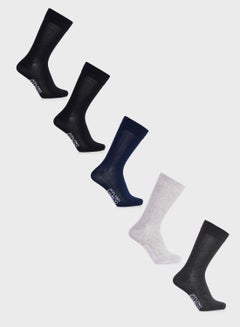 Buy 5 Pack Logo Socks in UAE