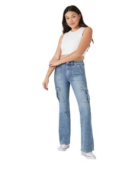 Buy Cargo Flare Jeans in Egypt