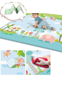 Buy Baby Play Mat  200 * 180 * 1CM Waterproof Non-Slip Large Reversible Playmat Crawling Mat  Extra Thick Soft Baby Playmats for Playing or Camping Mat Bedroom Living Room Plush Carpet Area in Saudi Arabia