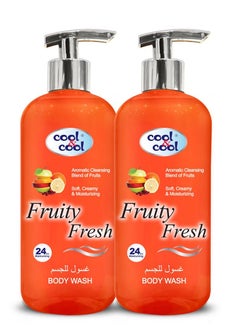 اشتري Cool & Cool Body Wash Fruity Fresh 500ml - Pack of 2 في الامارات