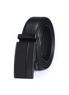 اشتري 130CM Creative Casual Versatile Wear Resistant Leather Automatic Buckle Belt في الامارات