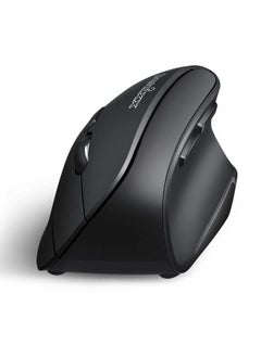 اشتري Perimice804 Bluetooth Vertical Mouse Bluetooth Connection For Windows And Android System Works Without Usb Receiver Black في السعودية