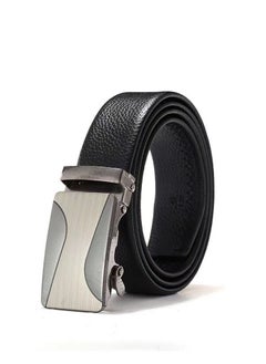 Buy Men's automatic buckle business belt Laser dual SS in Saudi Arabia