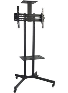 Buy Universal TV Floor Stand for 32 inches to 70 inches Black in UAE