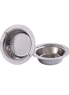 اشتري Goolsky Kitchen Drain Basket Strainer Anti Clogging Mesh Drain Strainer for Kitchen Sinks Drain, About 11cm 2 Pack في الامارات