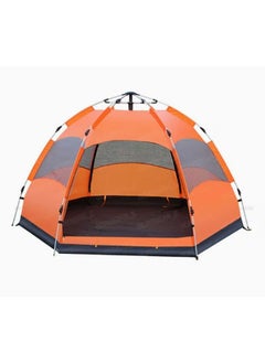 Buy Portable Outdoor Waterproof Camping Tent 3-4 People Instant Auto Pop Up Lightweight Outdoor Camping Tent in Saudi Arabia