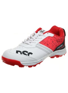 Buy Zooter Cricket Shoe for Men and Boys, Size-8 UK (White-Red) in Saudi Arabia