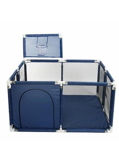 Buy Large Toddler Foldable Safety Baby Playpen with Basketball Hoop in UAE