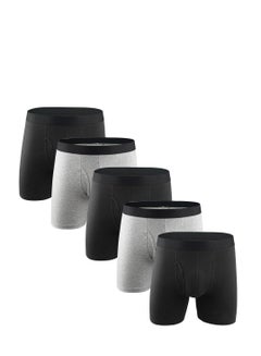 Buy Natural Feelings Mens Boxer Shorts Soft Cotton Men Pack Breathable Mens Underwear Boxer Briefs in UAE