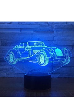 Buy 3D Illusion Lamp LED Multicolor Night Light/USB Multicolor Night Lights/Mood Bedside Sleep Lighting/Bedroom Decor Gift/ 3D Geometry Hexagon  Color  Jeep in UAE