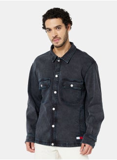 اشتري Denim Utility Shacket في الامارات