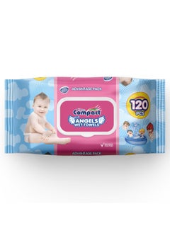 Buy Baby Wet Wipes: Gentle Care for Your Little Baby - 120pcs in Saudi Arabia