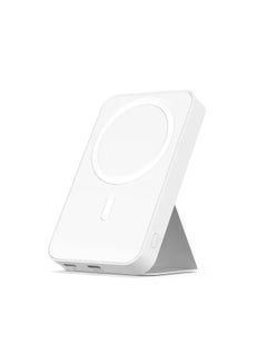 Buy Devia Extreme Speed Series 20W PD Magnetic Wireless Bracket Power Bank 5000mAh - White in UAE