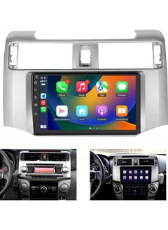 Buy Android Car Stereo For Toyota 4Runner 2010-2023 With Wireless Carplay & Android Auto 4G 9" Touch Screen Head Unit GPS Radio HD Bluetooth 5.0 WiFi AHD Camera Included Quick Boot 4GB Ram 32GB ROM 8 Core in UAE