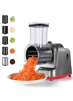 Buy 5-in-1 Electric Salad Maker,Multi-function Grinder,Fruit Cutter,Vegetable Slicer with 5 Tapered Blade Set for Home/Hotel in Saudi Arabia