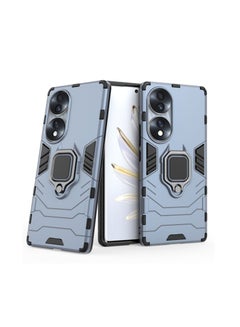 Buy Shockproof Protection Phone Case with Kickstand for Honor 70 Blue in UAE