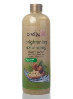 Buy PrettyBe brightening exfoliating body wash with shea butter extracts -1000 ml e in Saudi Arabia